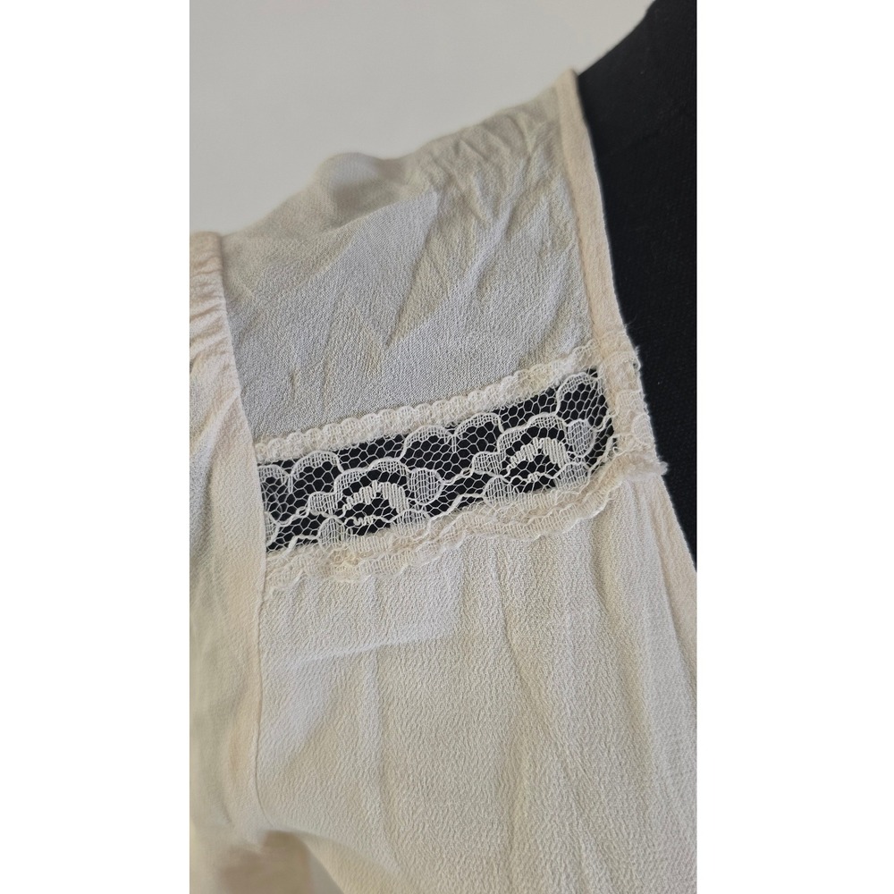 Reformation woodson Lace Trim VTG lingerie inspired Dress cottagecore RTL $298 - Picture 3 of 13